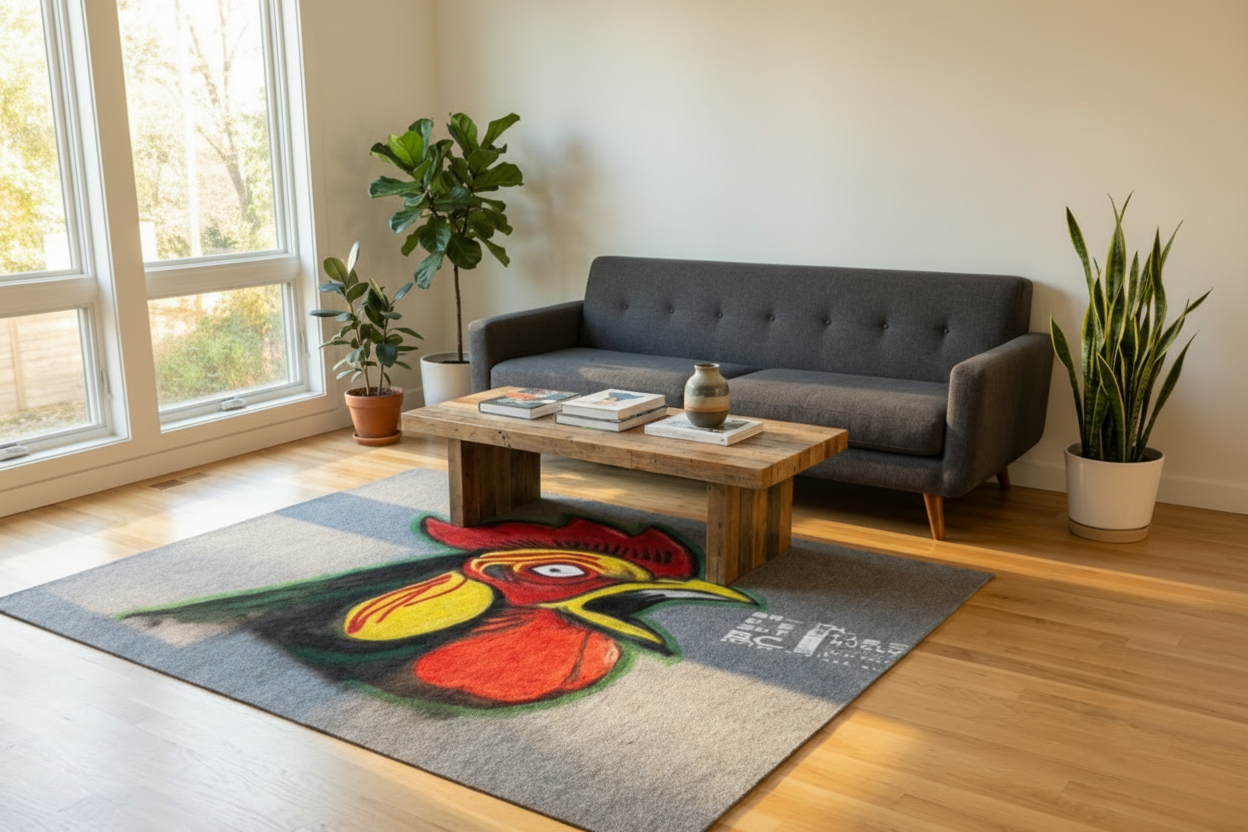 Artisan Rooster Rug